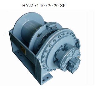 Hydraulic winches HYJ2.54-100-20-20-ZP